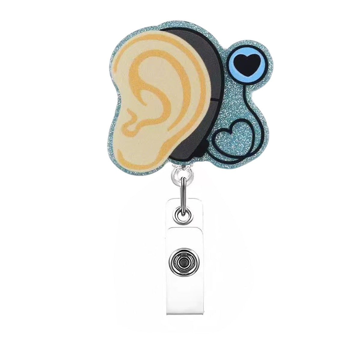 Wholesale  hospital nurse DIY jewelry acrylic Badge Reels