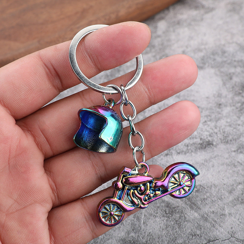 Wholesale Harley motorcycle helmet metal keychain