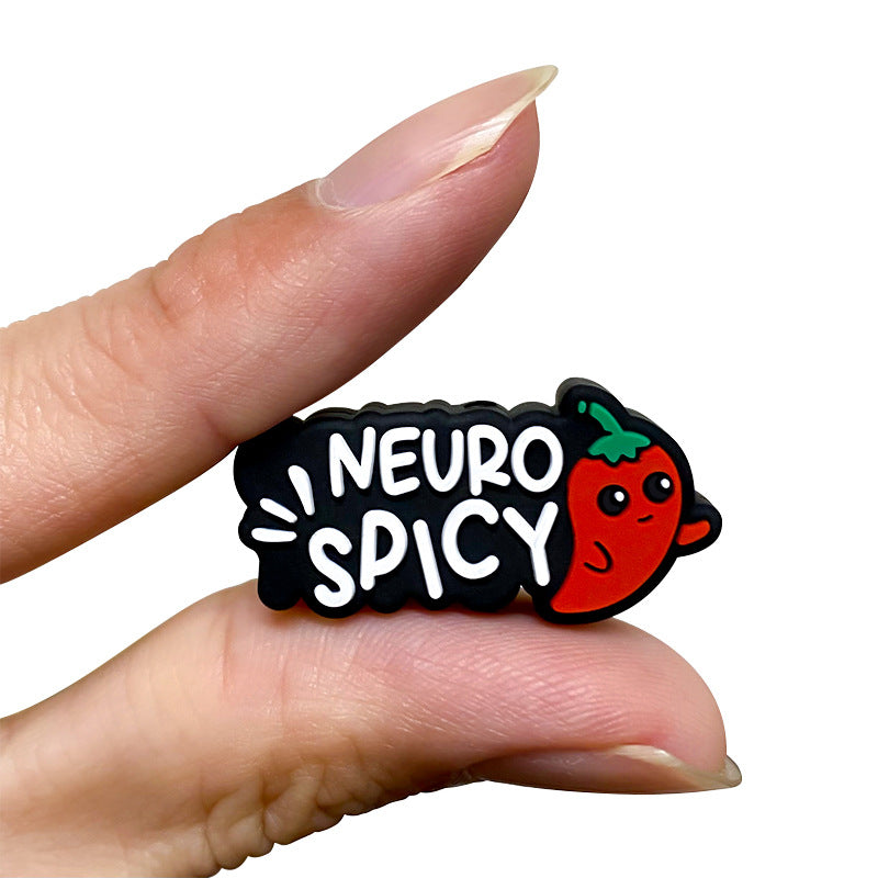 Wholesale 10pcs Cartoon Chili Focal Beads DIY Bead Accessories ACC-BDS-WDX104