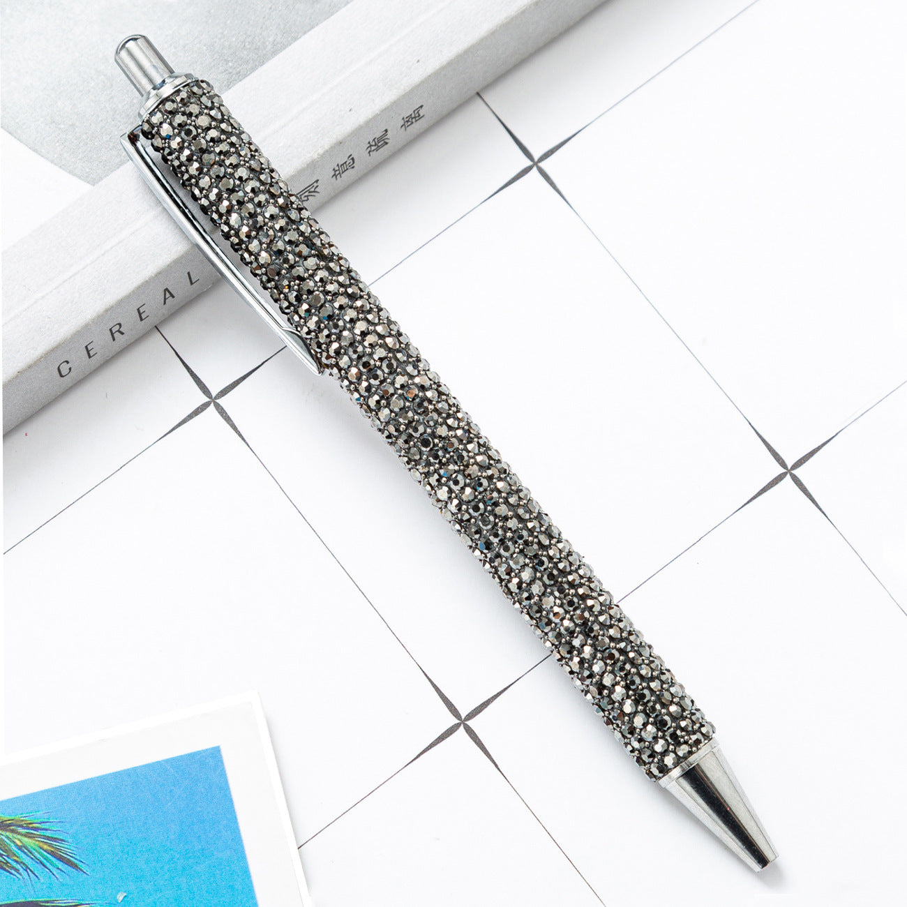 Wholesale Press Jump Pen Rhinestone Foreskin Press Pen ACC-PN-HuaHao016