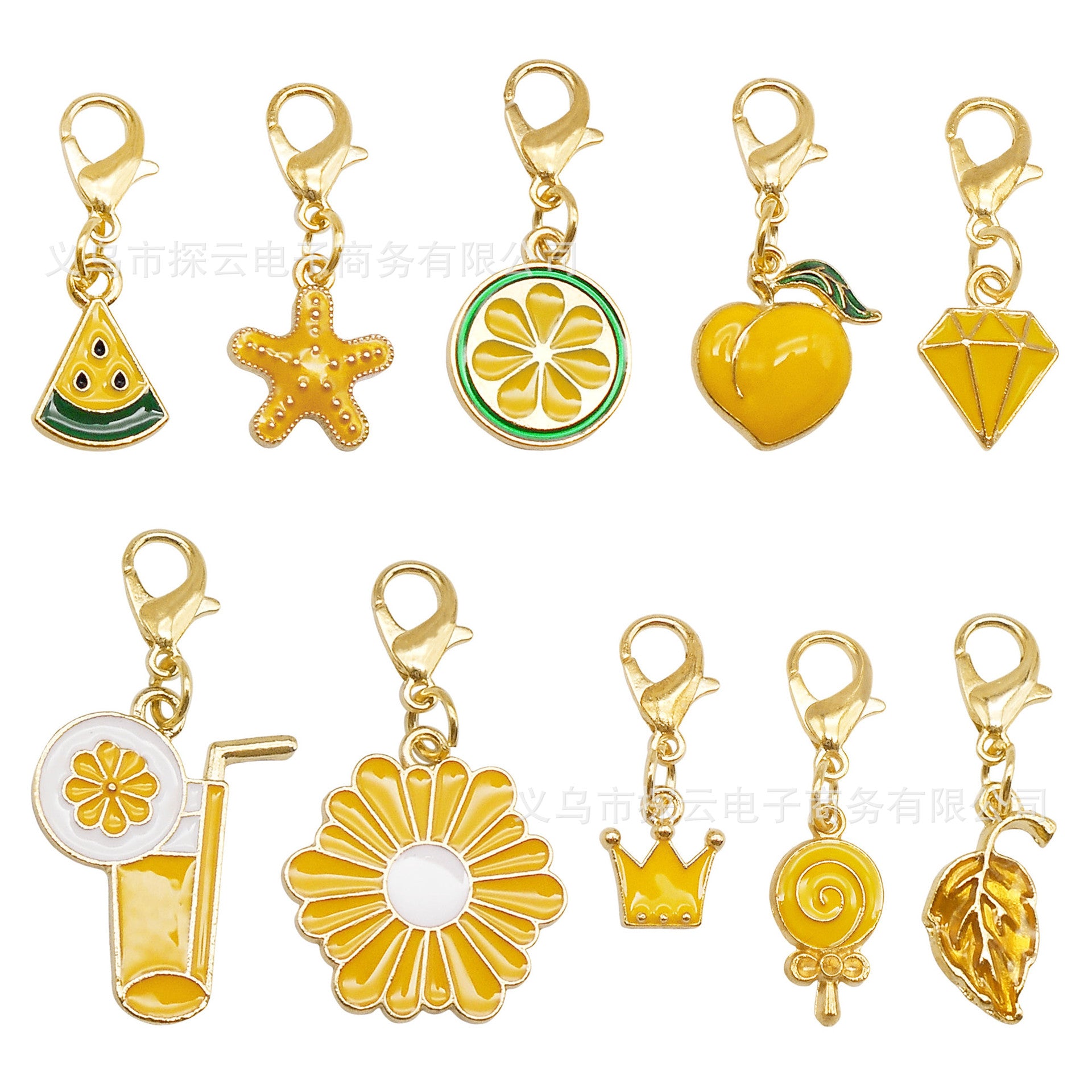 Wholesale Colorful Oil-Drip Charms