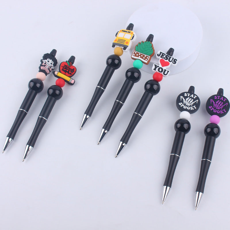 Wholesale Creative DIY cartoon Halloween cute silicone beaded pen