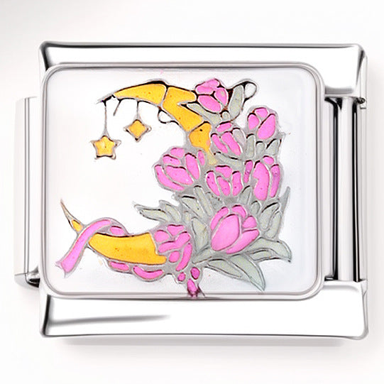 Wholesale DIY stainless steel bracelet little fox skull holiday style module bracelet