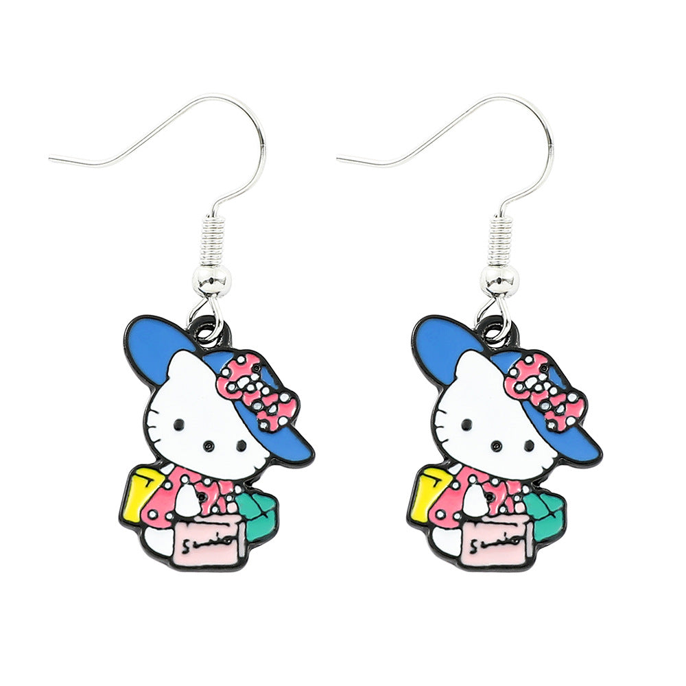 Wholesale Holiday Cute Fashion Kitten Earrings ACCVIP-ES-KeFeng007