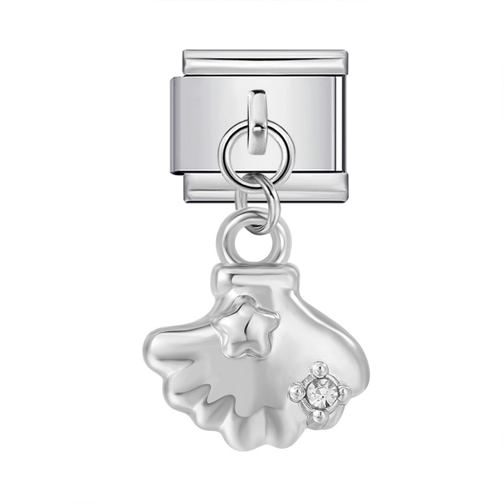 Wholesale Italian Charm Bracelet 9mm DIY Marine life Creative Stainless Steel Composable Bracelet