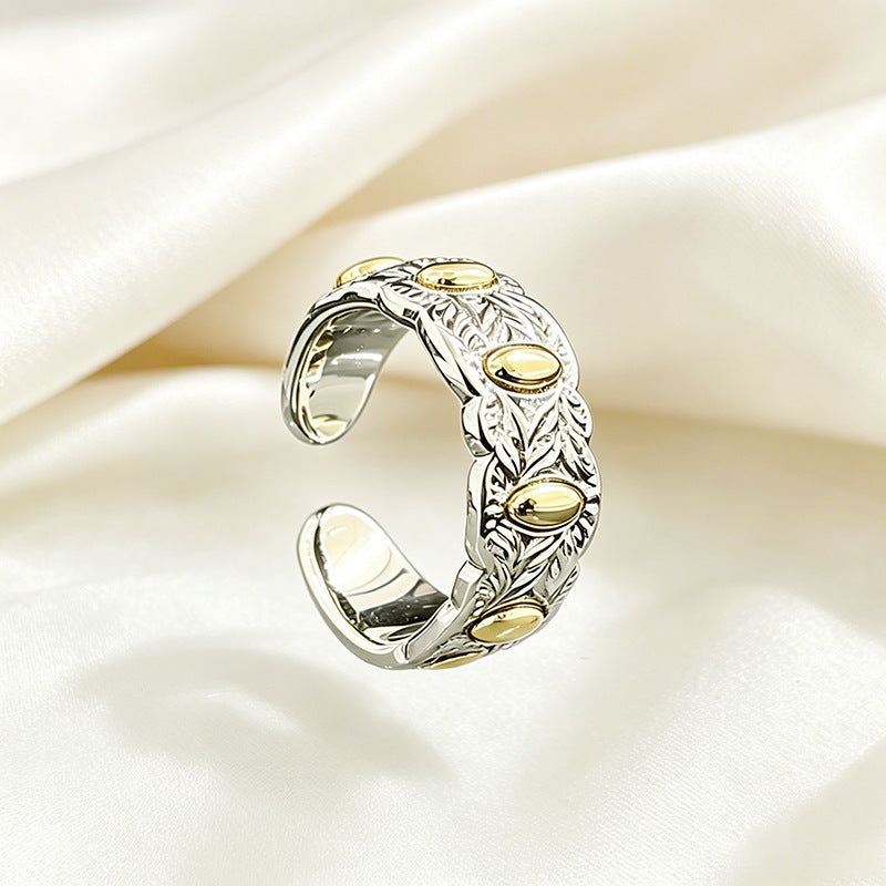 Wholesale Seven Grain Rice Ring Fashion Jewelry Accessory Boutique Gift