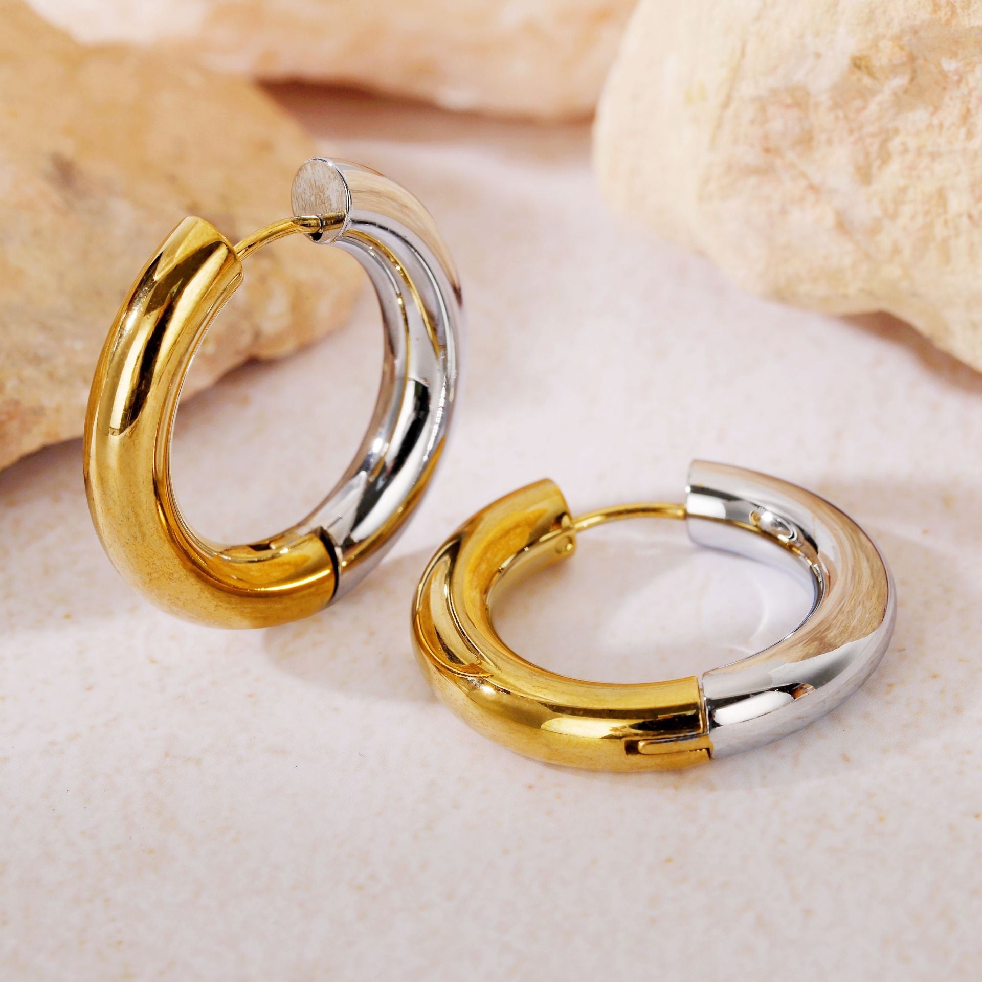 Wholesale Steel titanium hoop earrings