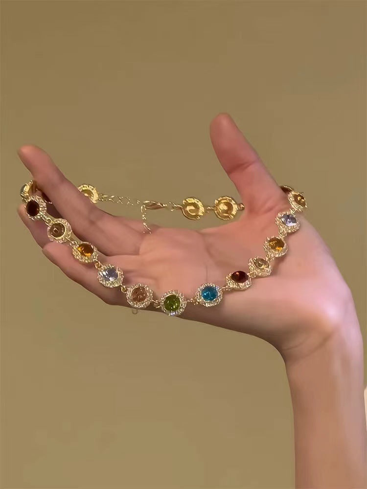Wholesale  Color Shell Peach Heart Necklace