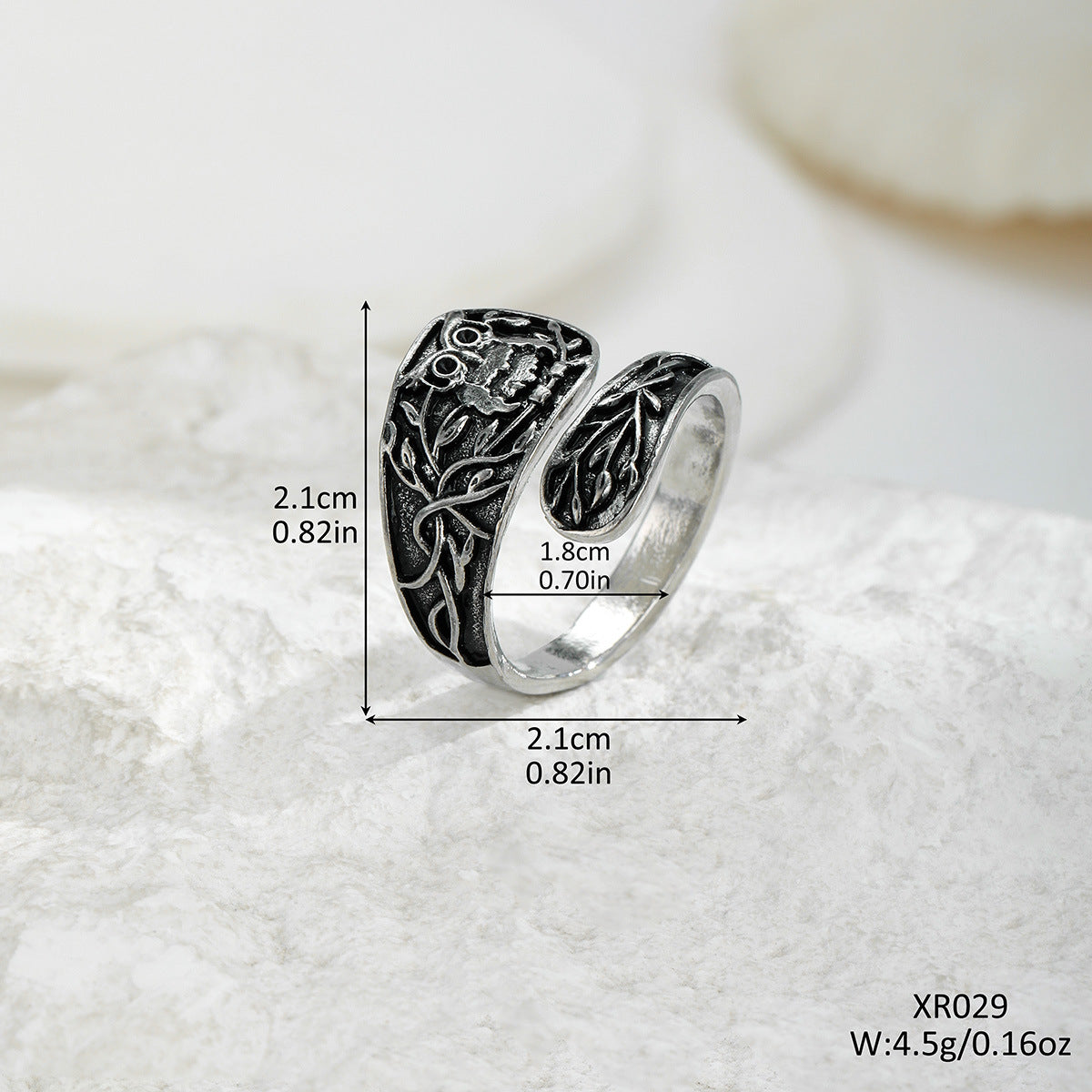 Wholesale Tree of Life Owl Pattern Ring ACC-RS-QingHe006