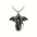 Wholesale Gothic Bat Coffin Clavicle Chain Halloween Necklace