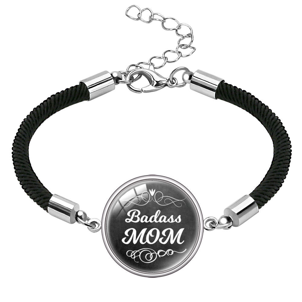 Wholesale  Mother's Day Bracelet Jewelry mom Letter Crystal Bracelet