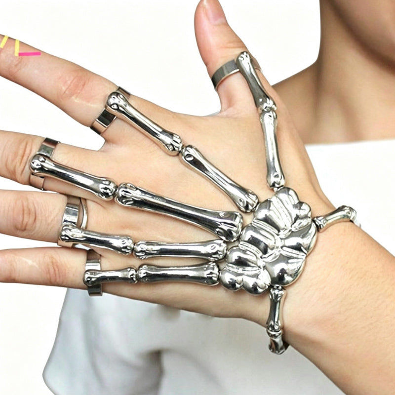 Wholesale Alloy Skull Bracelet  Punk Style Fashion Accessory for Resale