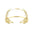Wholesale Fashion Greek Goddess Bride Leaves Hair Band Golden Bracelet Leaves Earrings suit