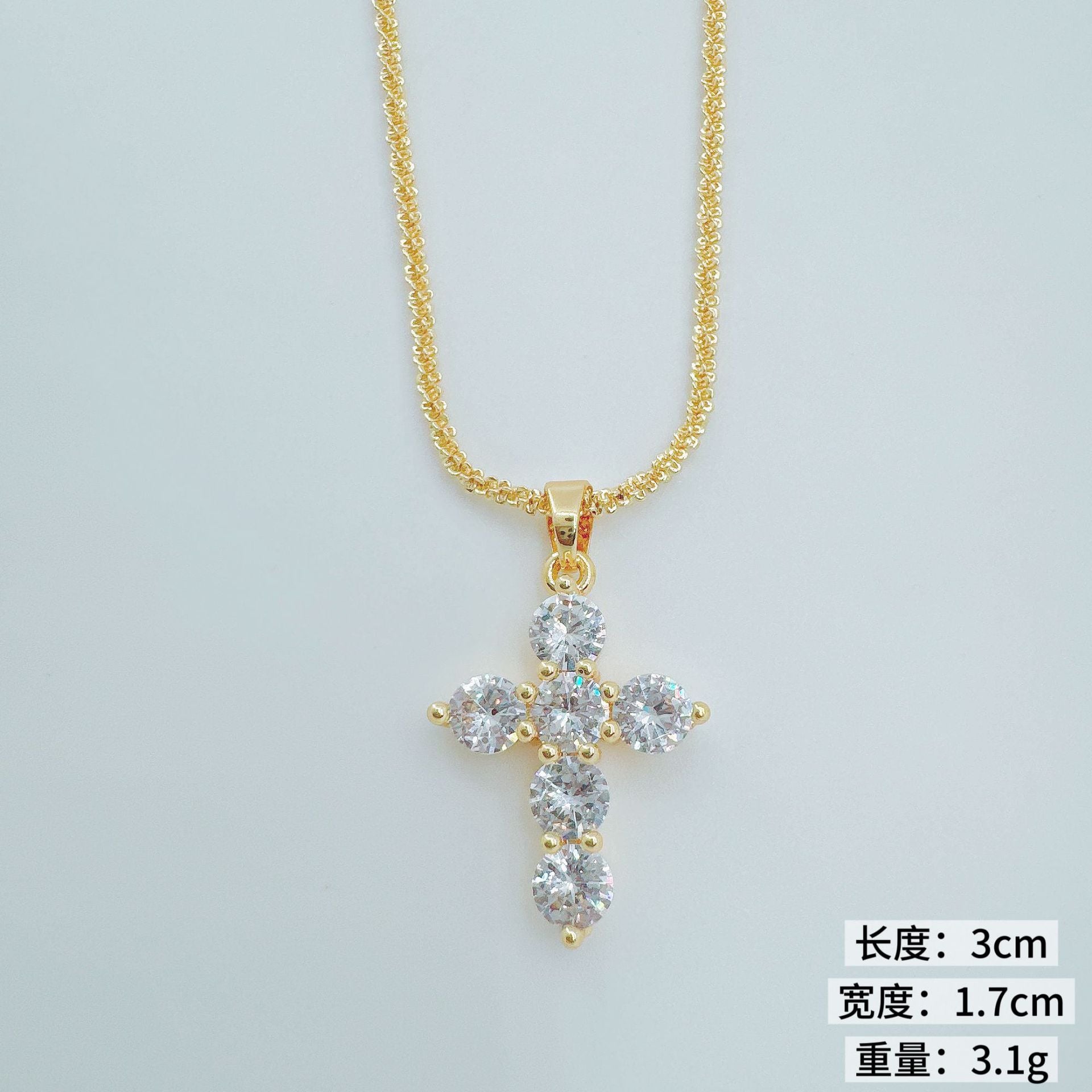 Wholesale European American Style Cross Pendant Necklace