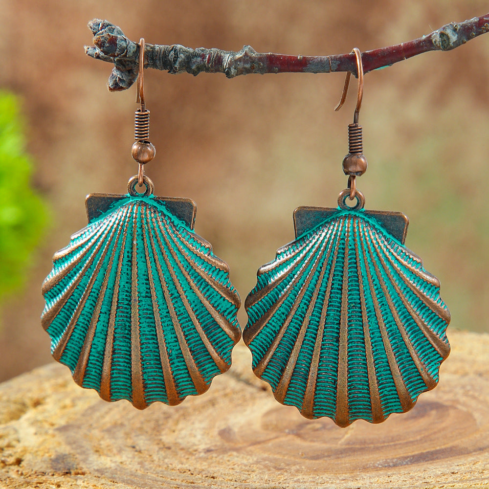 Wholesale Bohemian Hollow Geometric Retro Vintage Alloy Earrings for Everyday Wear or Gift