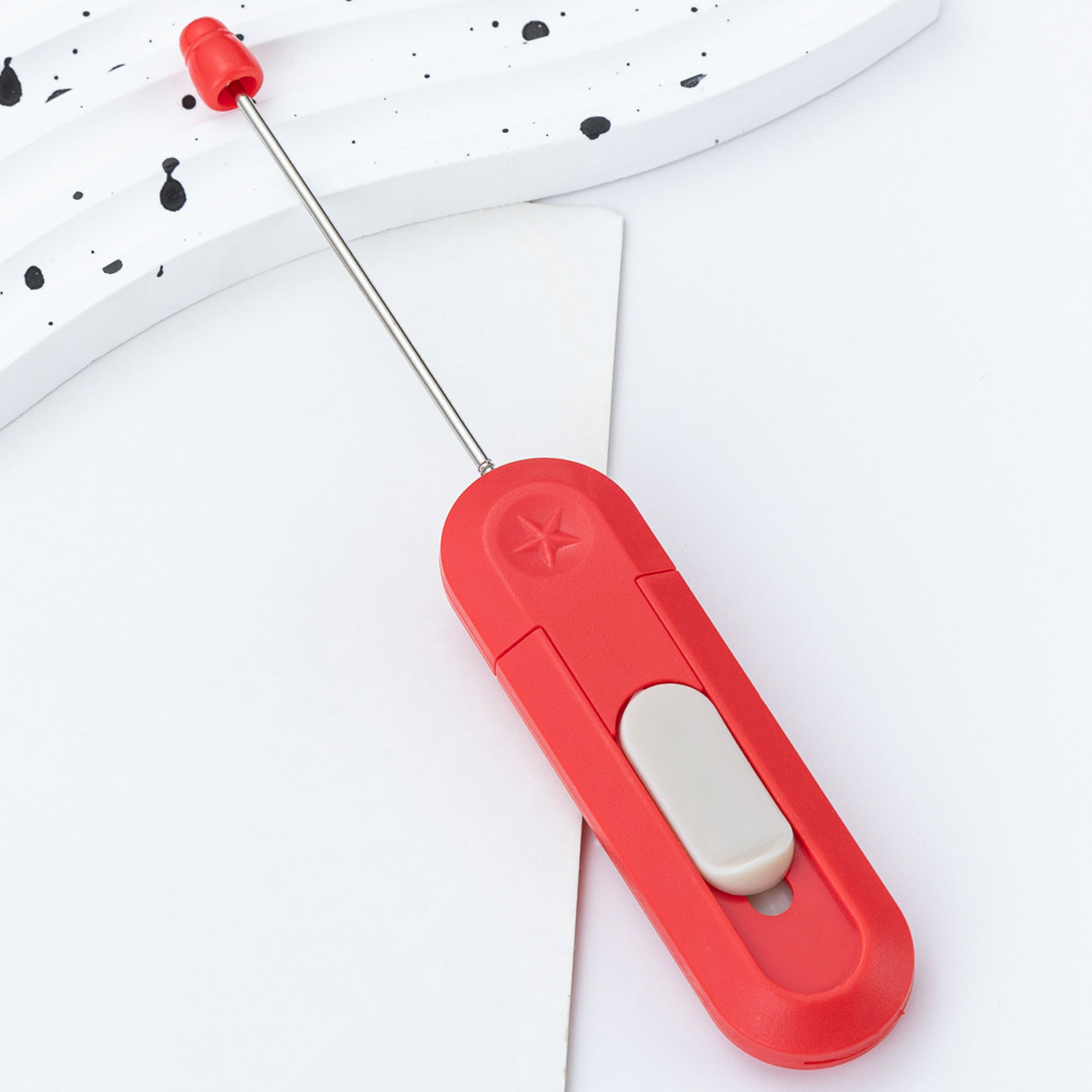 Wholesale DIY Beadable Mini Art Knife Portable Small Express Unboxing Knife Cute Design Open Envelope Office Paper Cutting Art Knife