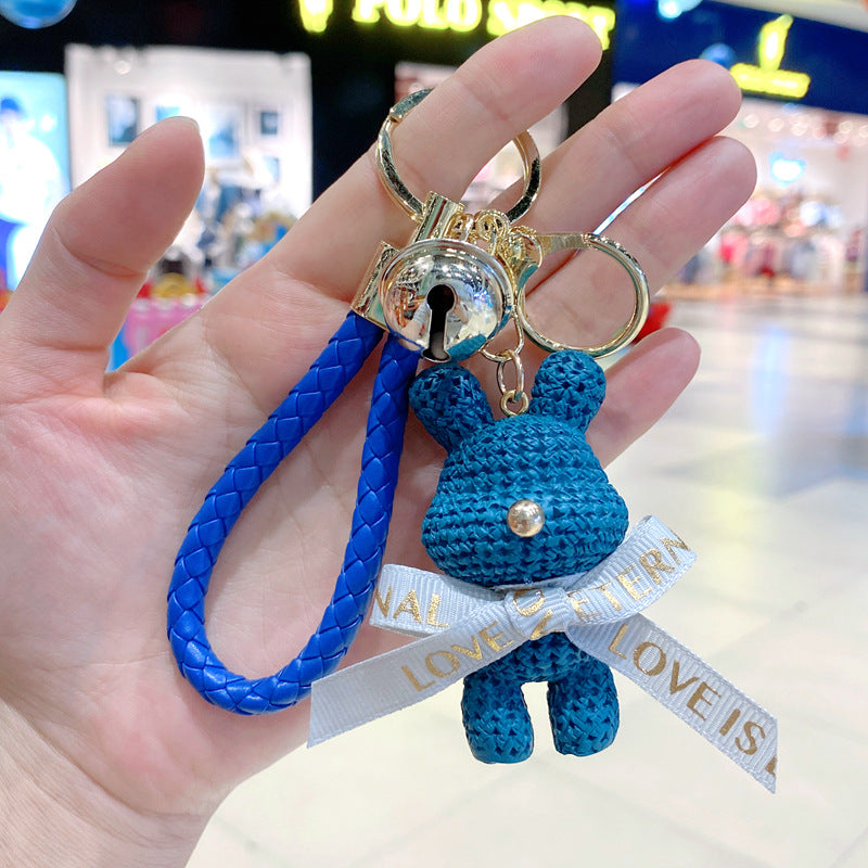 Wholesale Cartoon Cute Resin Wool Bear Keychains ACC-KC-Gongz015