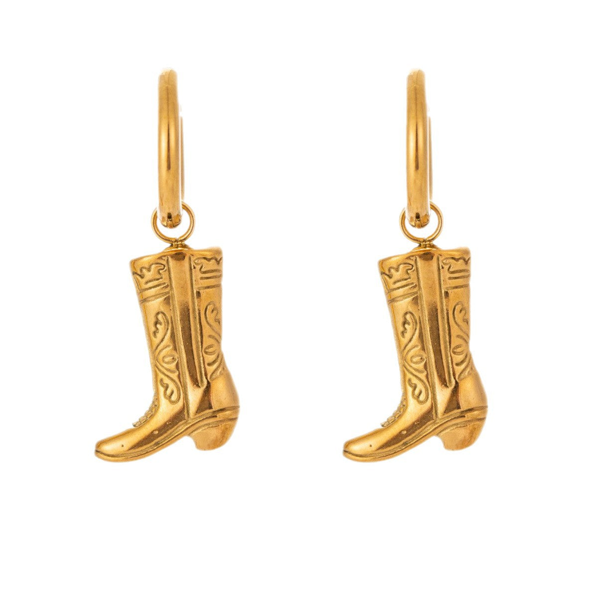 Wholesale Trendy Geometric Zircon Square Earrings Stainless Steel Electroplated for Women Boutique Resale