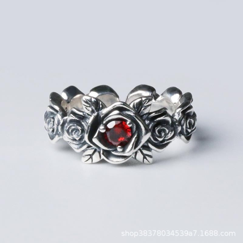 Wholesale Vintage Geometric Zinc Alloy Couple Rings Boutique Jewelry Accessory