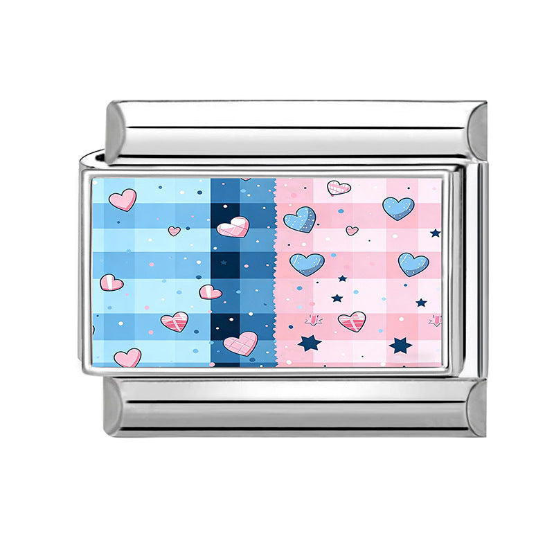 Wholesale DIY Bracelet Making Kit with Floral and Starry Sky Designs,  Stainless Steel,  Fashion Jewelry Accessory