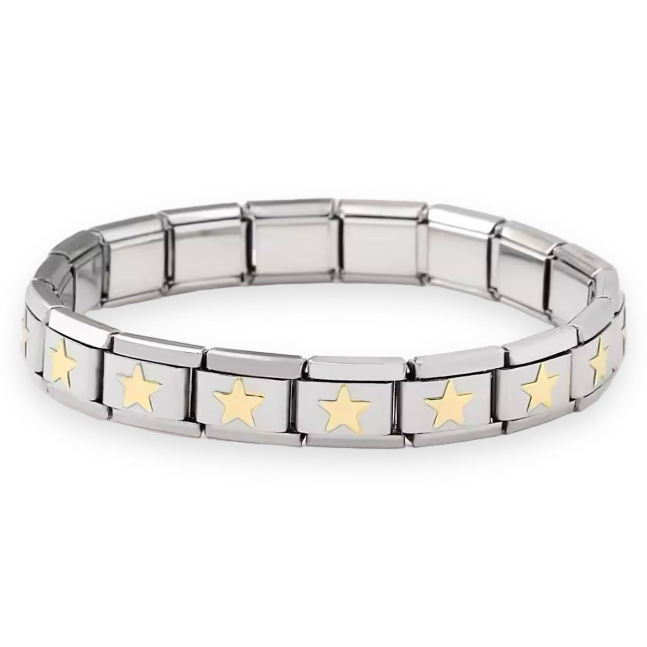 Wholesale Italian Beaded Bracelet 9mm DIY Splicing Removable Stainless Steel Combinable Bracelet