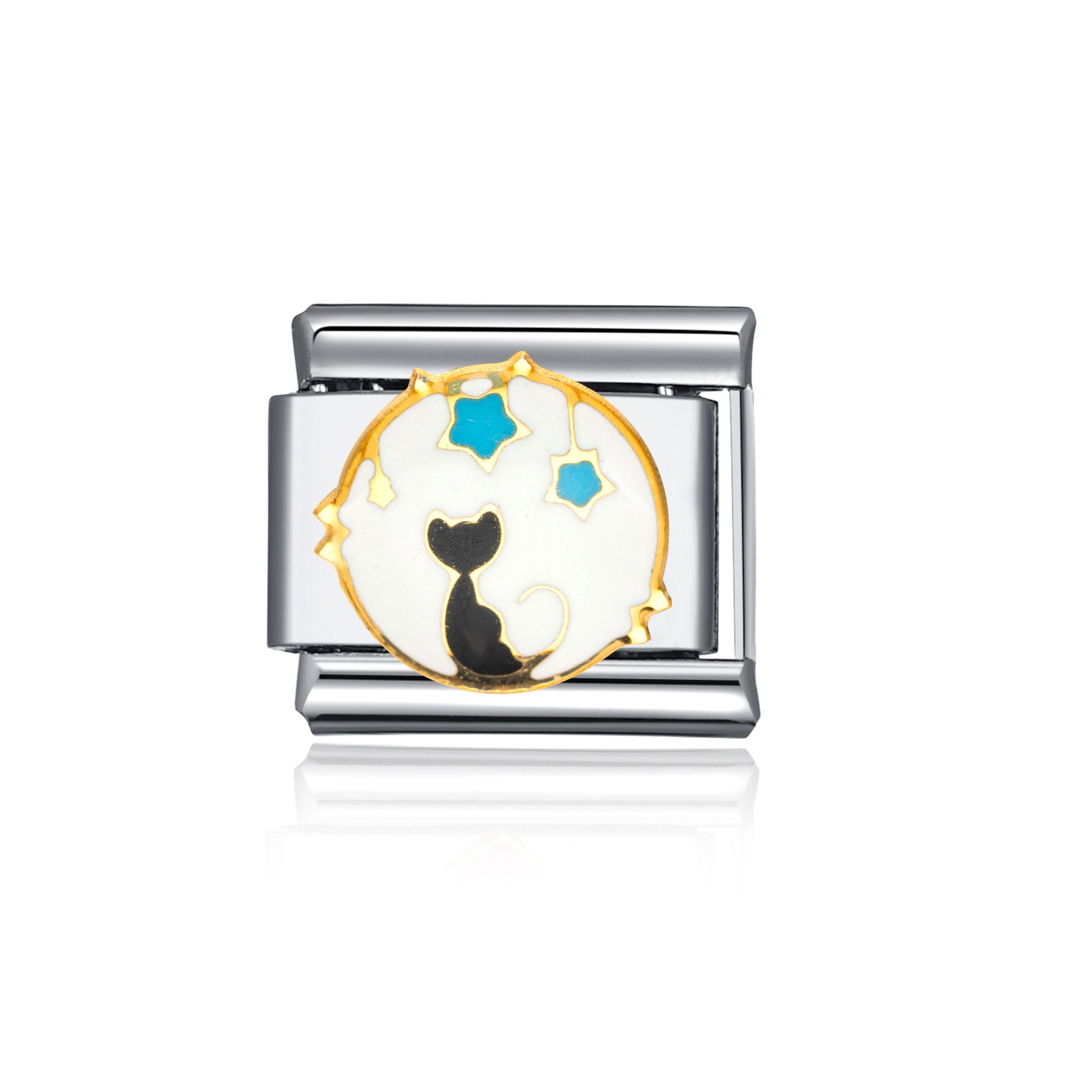 Wholesale Italian Charm Bracelet 9mm DIY Splicing Cute Cartoon Stainless Steel Composable Bracelet