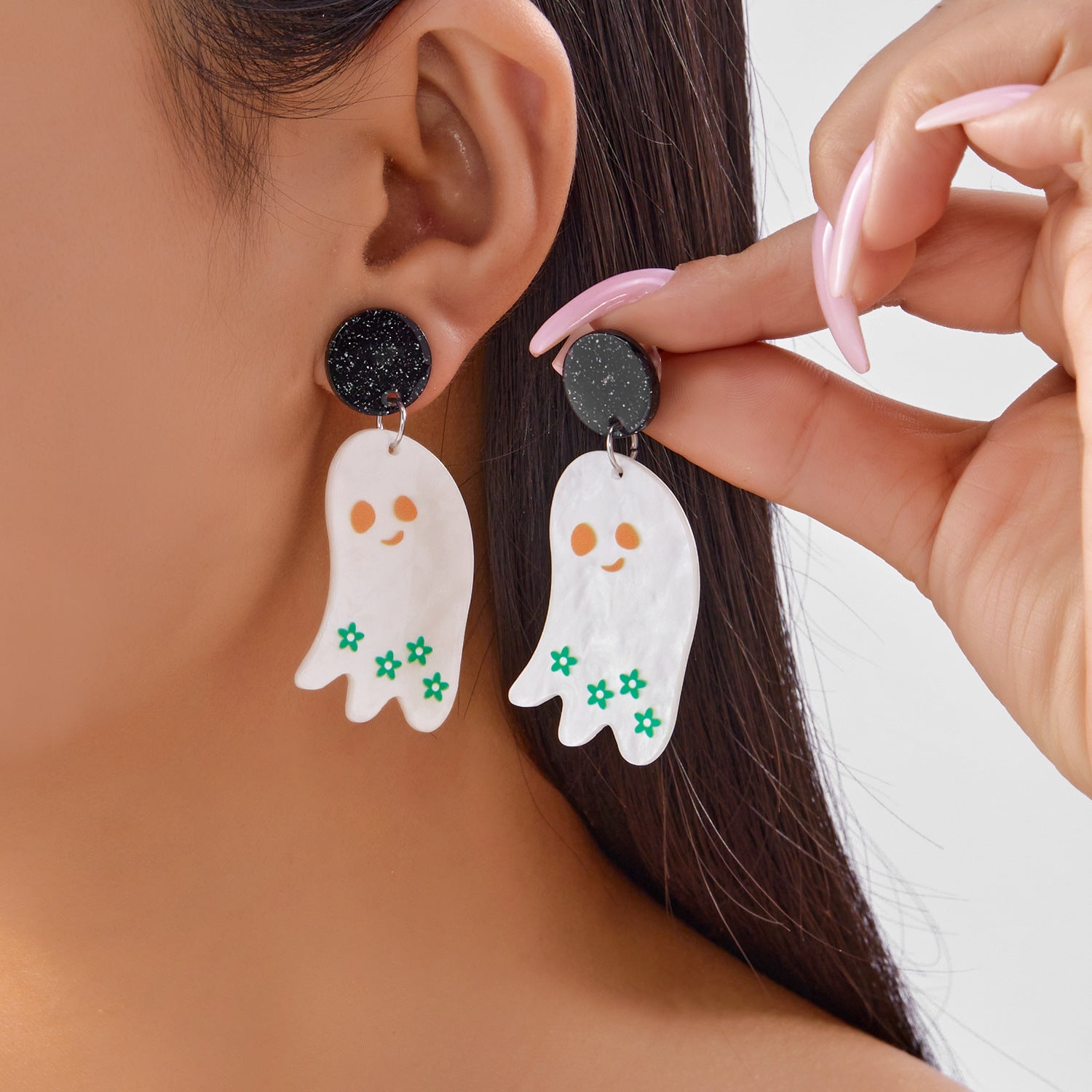 Wholesale Gothic  Ghost Pumpkin Earrings