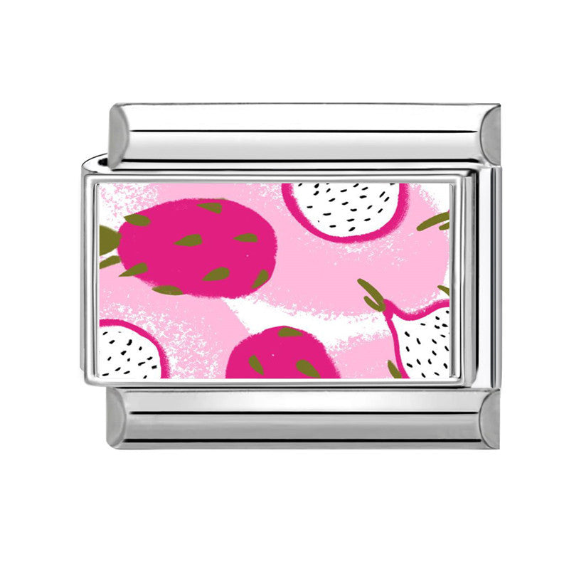 Wholesale Fruit-Themed Italian Modular Multifunctional DIY Creative Birthday Gift Retro Connectable Jewelry Accessories Bracelet