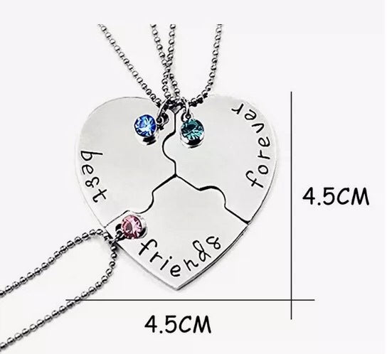Wholesale Letter Best Friend Love Stitched Necklace