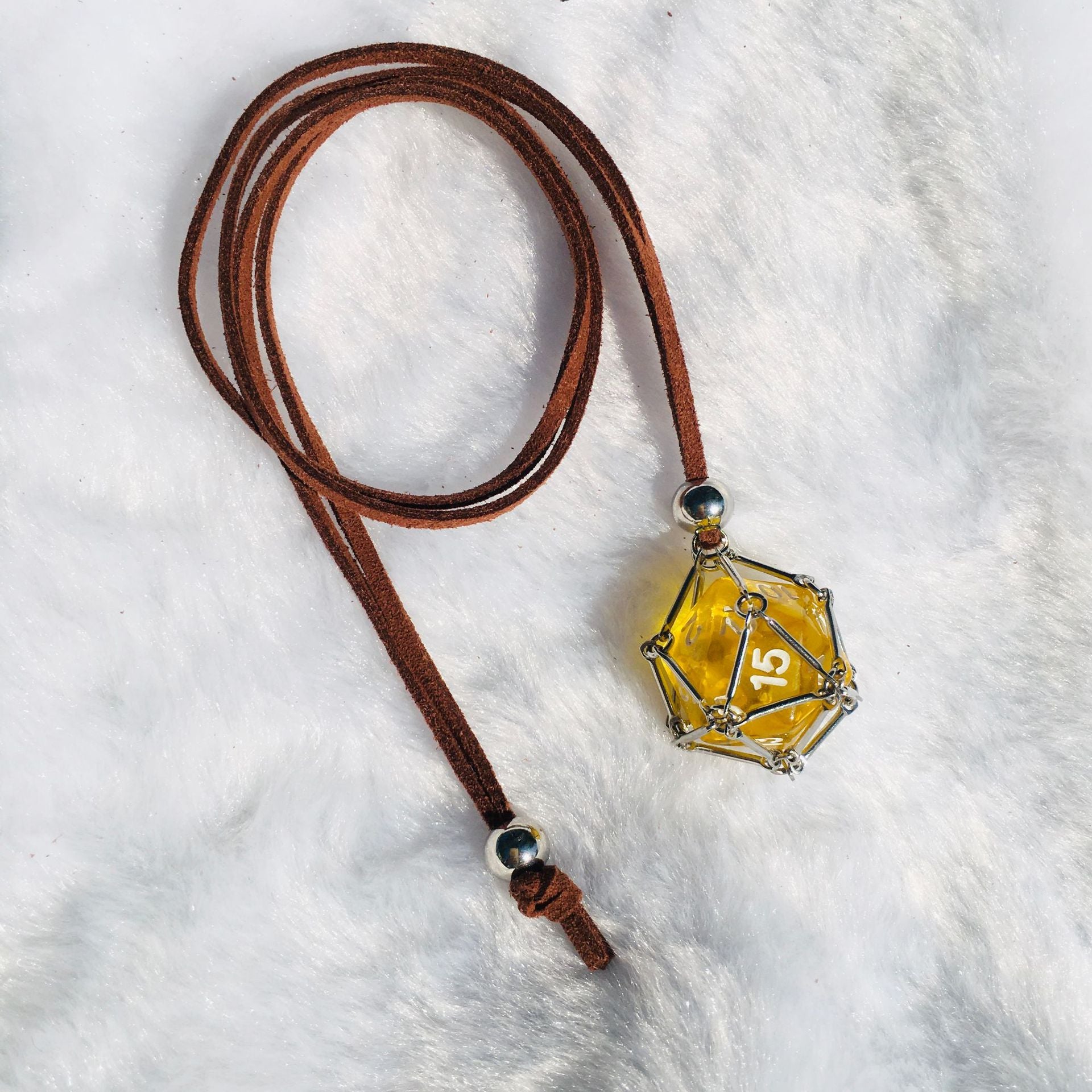 Wholesale Replaceable Bamboo Metal Mesh Necklace Natural Stone Crystal Mesh Bag ACC-NE-RongGuan011