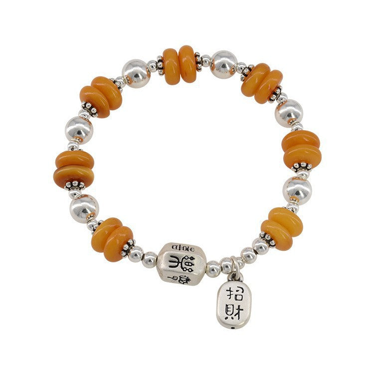 Wholesale Frosted Geely Beeswax Bracelet