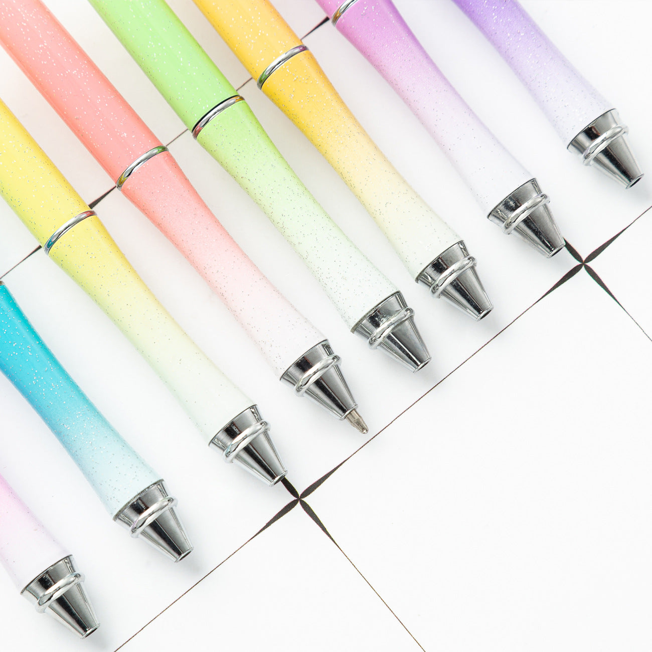 Wholesale Beadable Pens Metal Gradient Color DIY Bead Pens ACC-PN-HuaH052