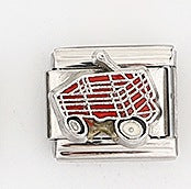 Wholesale 5pcs Italian Charm Bracelet 9mm DIY Splicing Car and Ship Series Stainless Steel Composable Bracelet