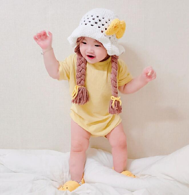 Wholesale Cherry Braid Knitted Hand Crocheted Twist Earmuffs Hat Beanie ACC-KH-Tongy002