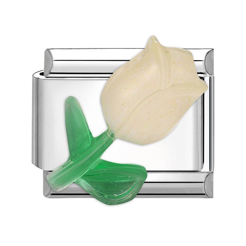 Wholesale Italian Charm Bracelet 9mm DIY Splicing Cute Creative Stainless Steel Composable Bracelet