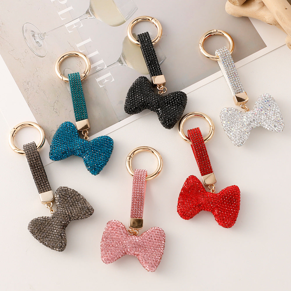 Wholesale Diamond Bow Keychains Metal Keychain ACC-KC-ChenHui010