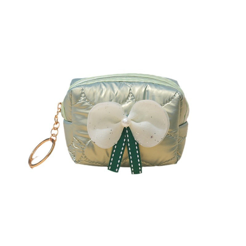 Wholesale Bow Lipstick Storage Bag Coin Purse Keychain Keychain Wallet ACC-KC-YouMei006