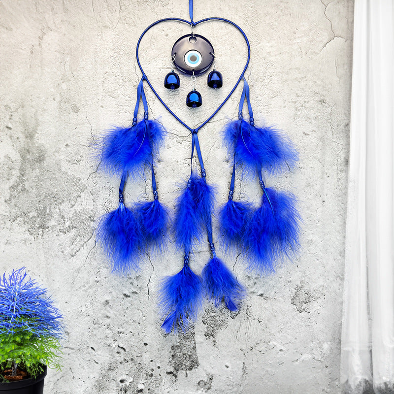 Wholesale Blue Feather Dreamcatcher