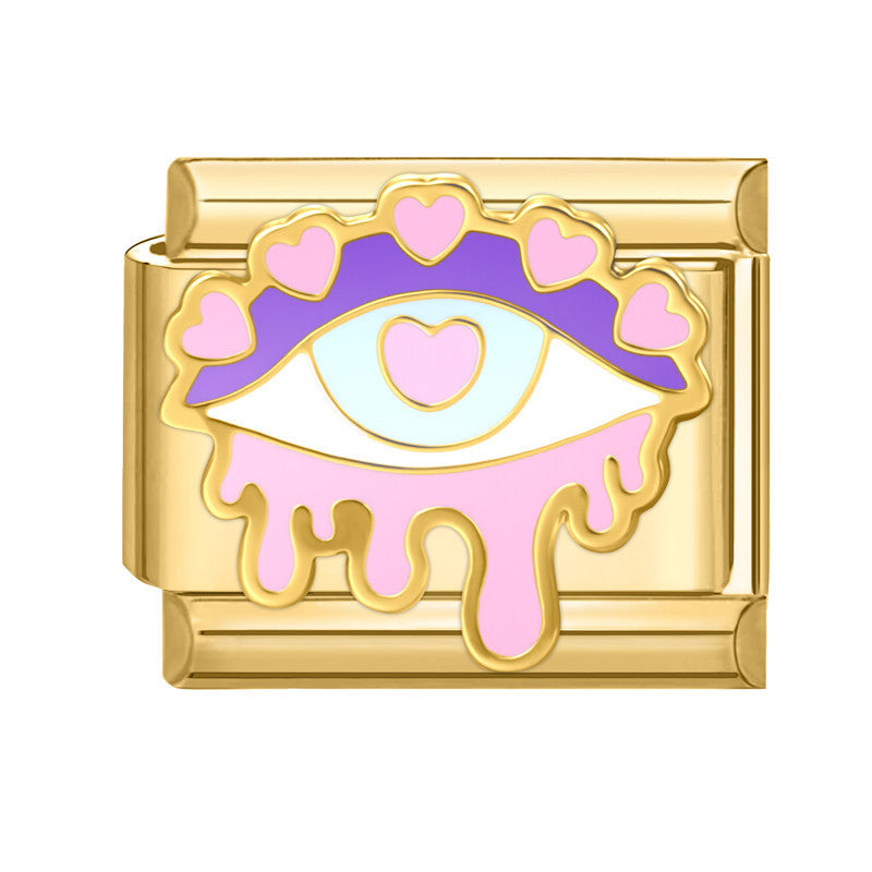 Wholesale Italian Charm Bracelet 9mm DIY Splicing Cute Creative Stainless Steel Composable Bracelet