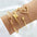 Wholesale  4pcs/set alloy love knot bracelet set creative heart love geometric cross bracelet