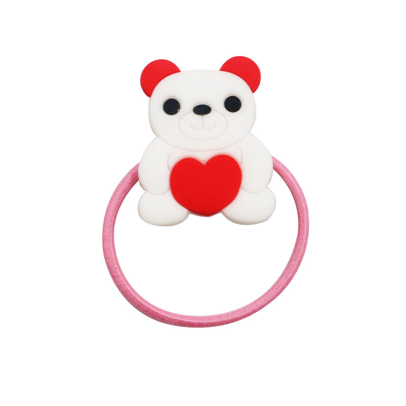 Wholesale Heart PVC Children's Hair Accessories