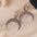 Wholesale Stainless Steel Crescent Earrings