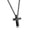 Wholesale mini cross pendant titanium steel necklace