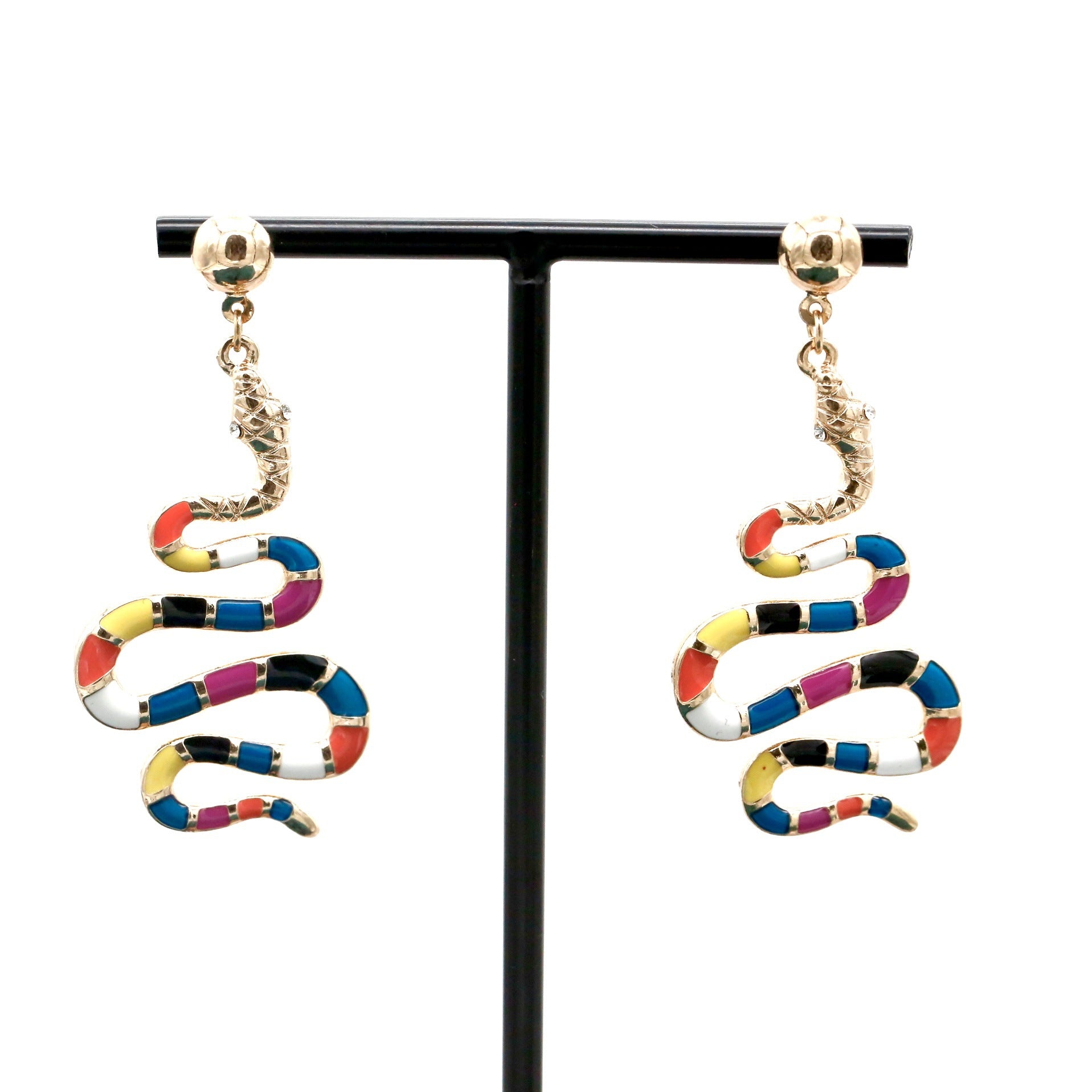 Wholesale  Halloween diamond spider long earrings