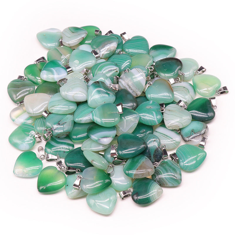 Wholesale Agate Colored Love Pendant ACC-PT-KeSuo006