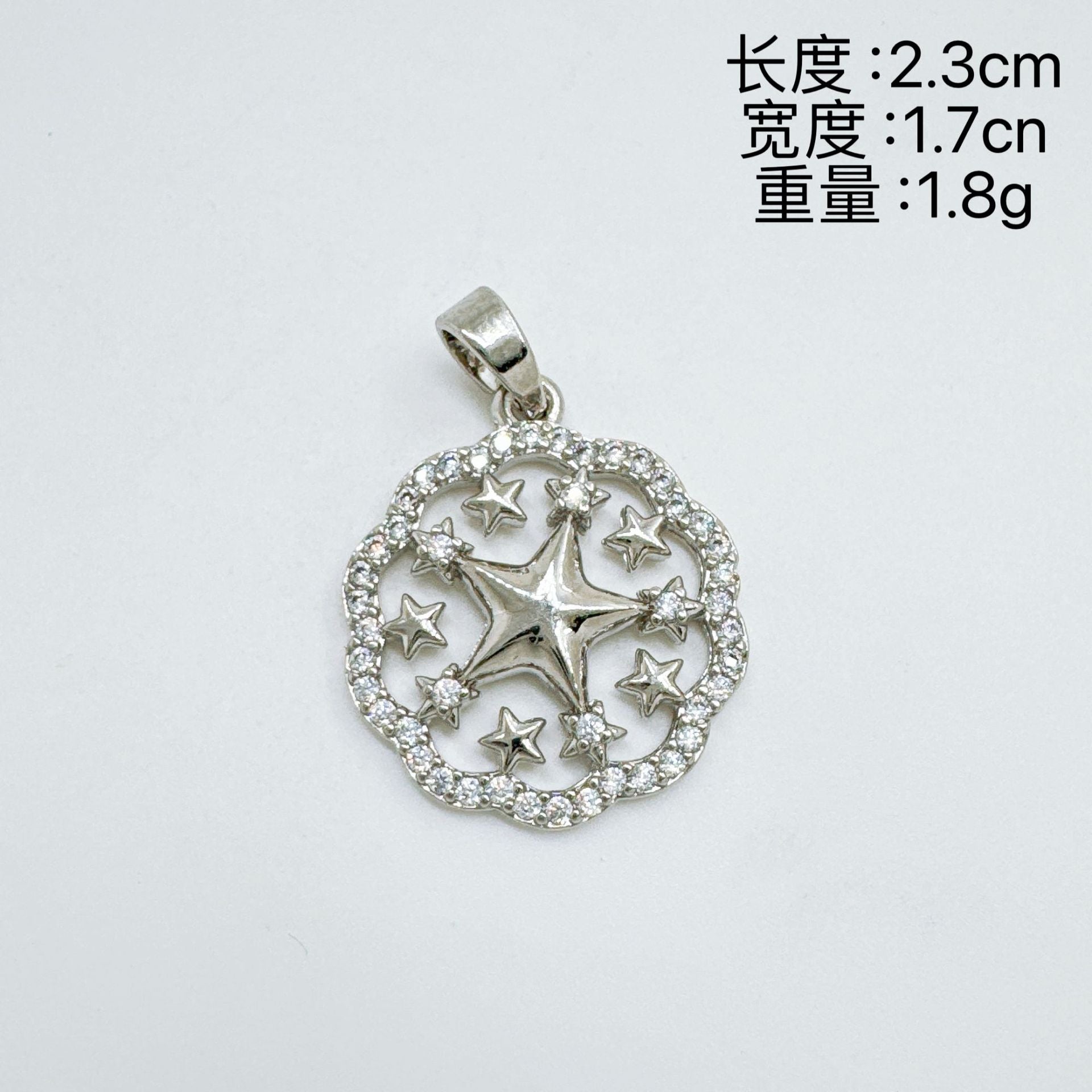 Wholesale Sweet Cool Moon Star Charm Necklace Gold Plated Copper Fashion Accessory Gift