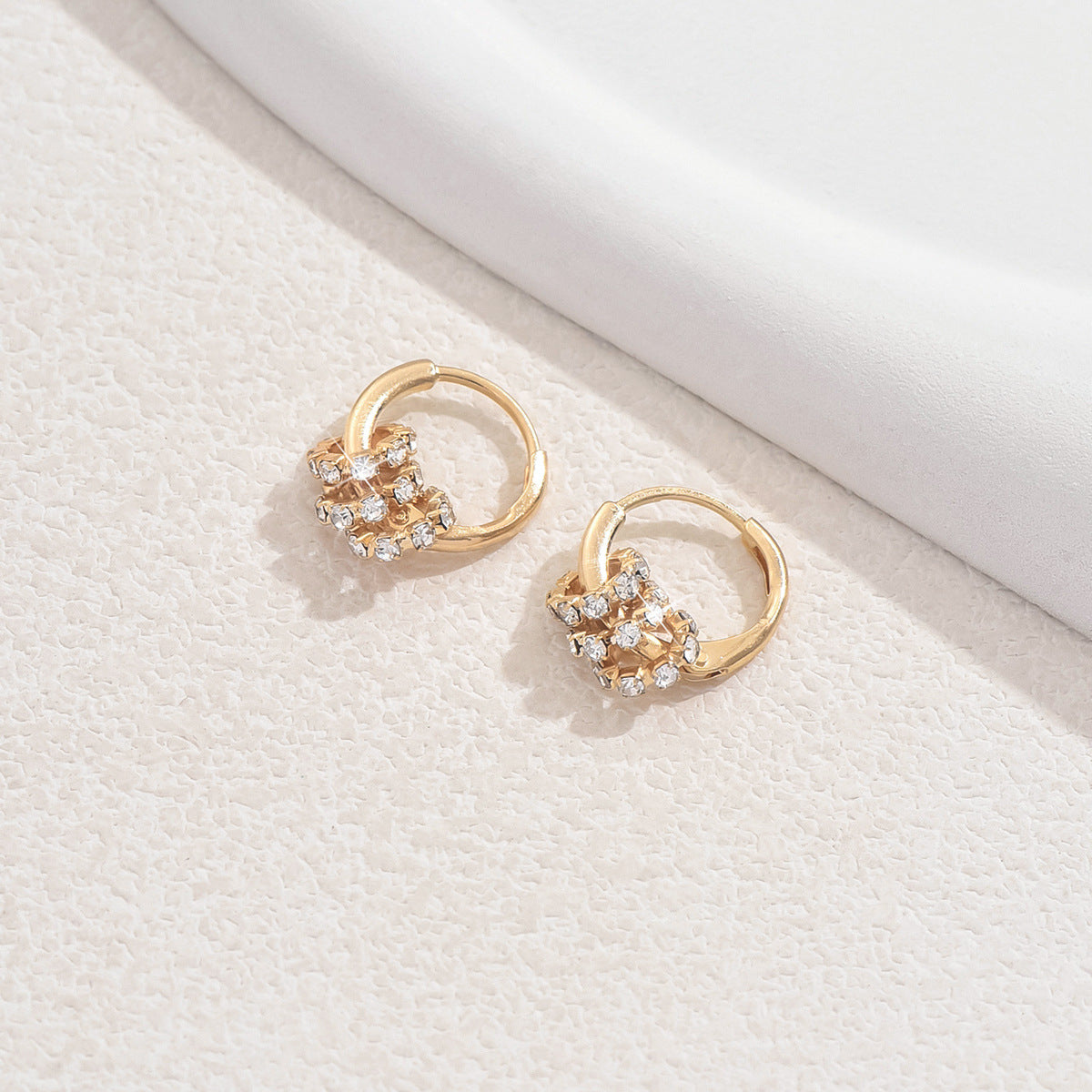 Wholesale versatile small round hoop earrings