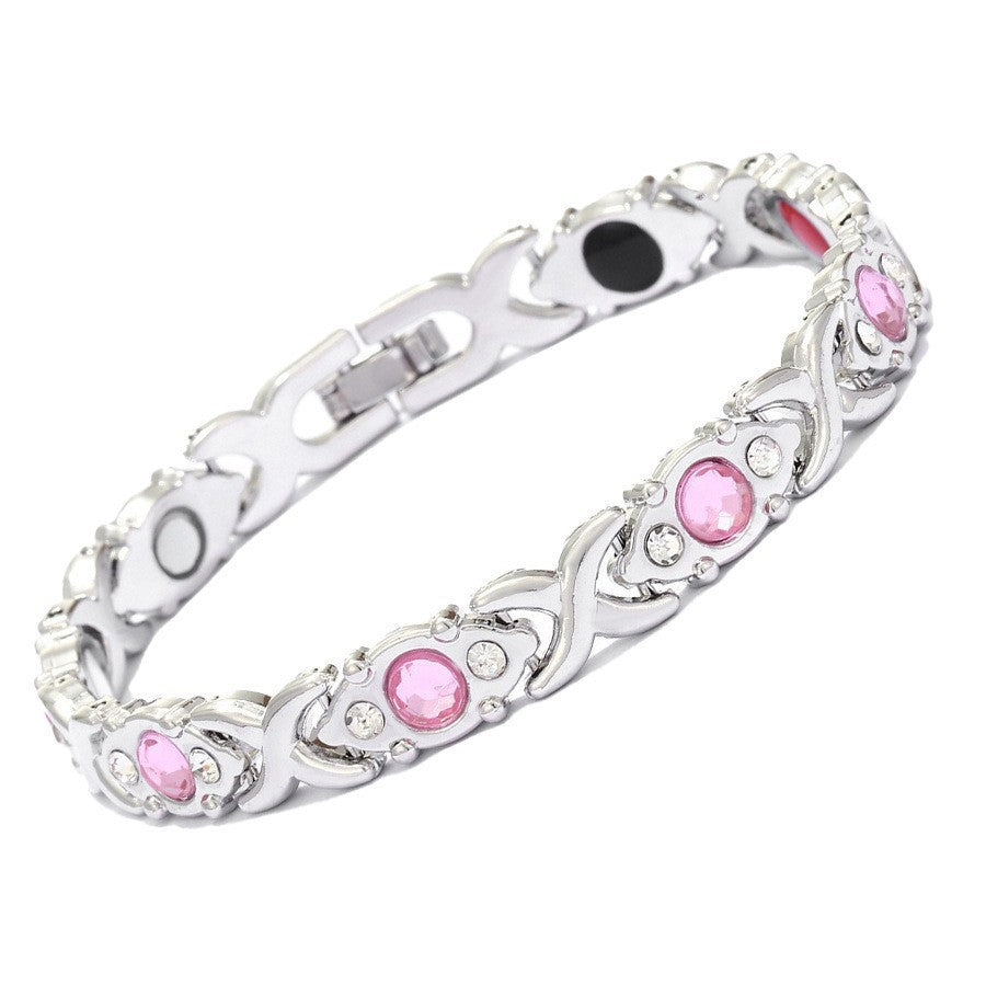 Wholesale Zinc Alloy Electroplated Gold Women' s Clover Bracelet - Fashion Jewelry Accessory