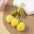 Wholesale  Hand-woven Exquisite Hair Ball Flower Keychains