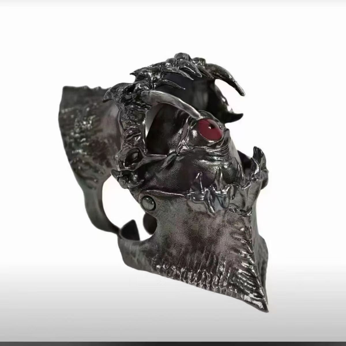 Wholesale Vintage Devil Mouth Adjustable Jaw Ring Zinc Alloy Electroplated Fashion Jewelry